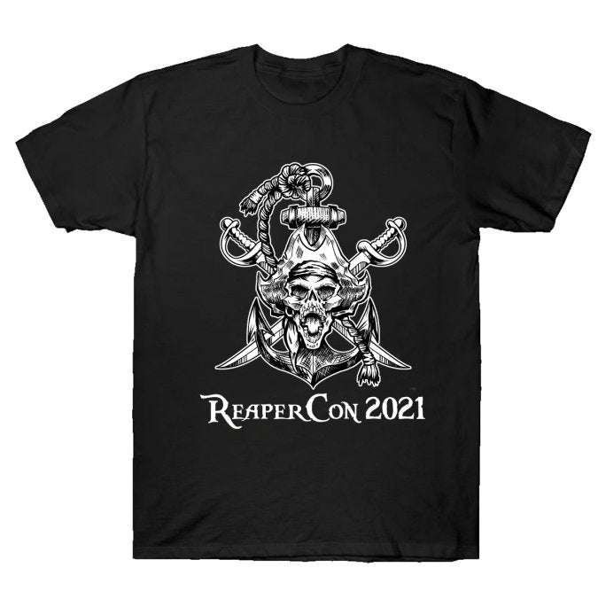 RPR 01744: ReaperCon 2021 Black and White T-Shirt - 3XL