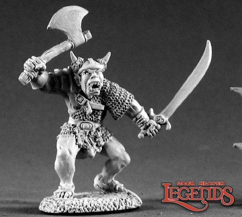RPR 02262: Orc Warrior Of Kargir, Swordsman, Axe - Dark Heaven