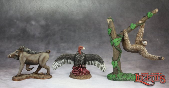 RPR 03624: Animal Companions IV: Warthog, Vulture, Sloth - Dark Heaven