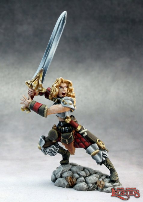 RPR 03652: Deenah, Female Barbarian Dark Heaven Legends