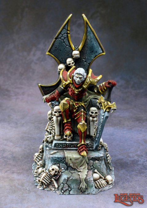 RPR 03807: Dragoth the Defiler, Undead Lord on Throne - Dark Heaven