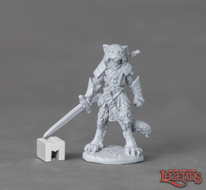 RPR 03893: Mal, Catfolk Warrior - Dark Heaven Legends