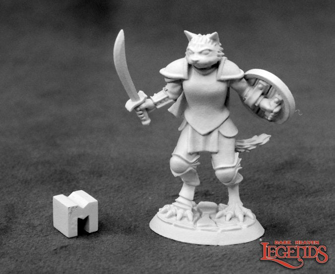 RPR 03928: Steelclaw, Catfolk Paladin - Dark Heaven