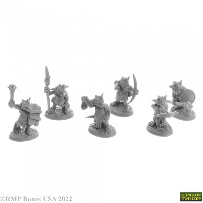 RPR 07054: Ratpelt Kobold Warriors - Dungeon Dwellers 6 - Figures