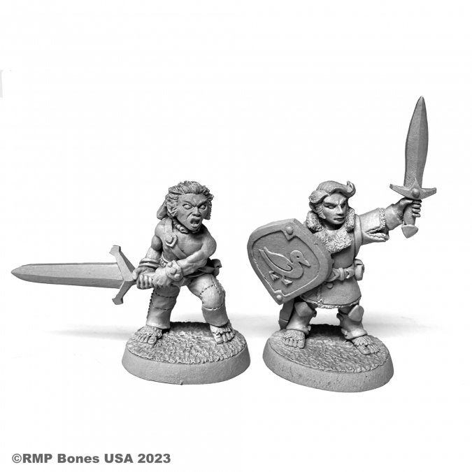 RPR 07102: Halfling Fighter and Barbarian - Dungeon Dwellers