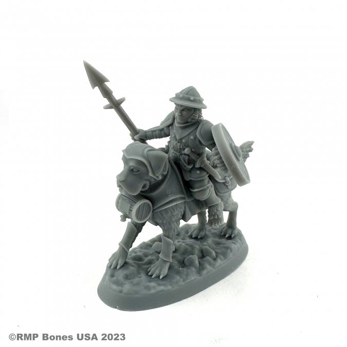 RPR 07114: Male Halfling Dog Rider - Dungeon Dwellers