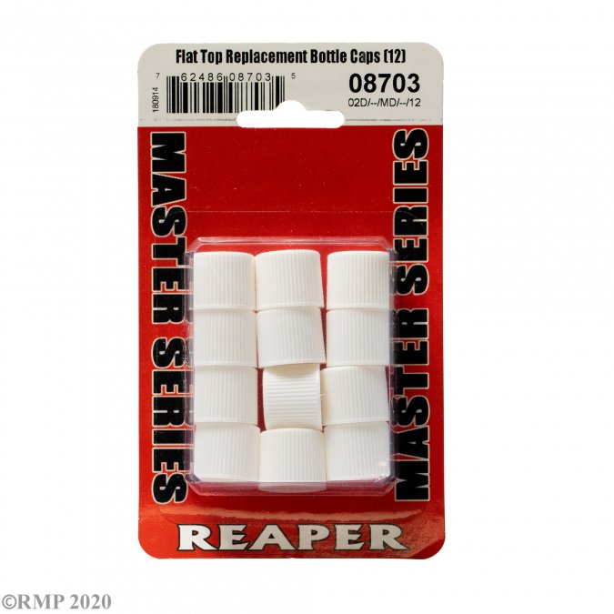 RPR 08703: Master Series Flat Paint Caps (12)