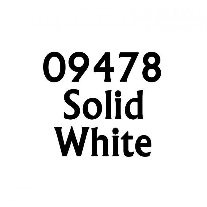 RPR 09478: Solid White - MSP