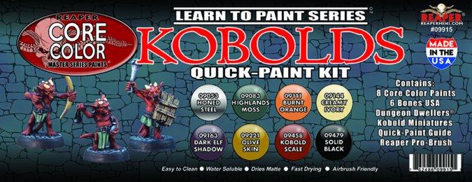 RPR 09915: Learn to Paint: Kobolds Quick-Paint Kit - MSP