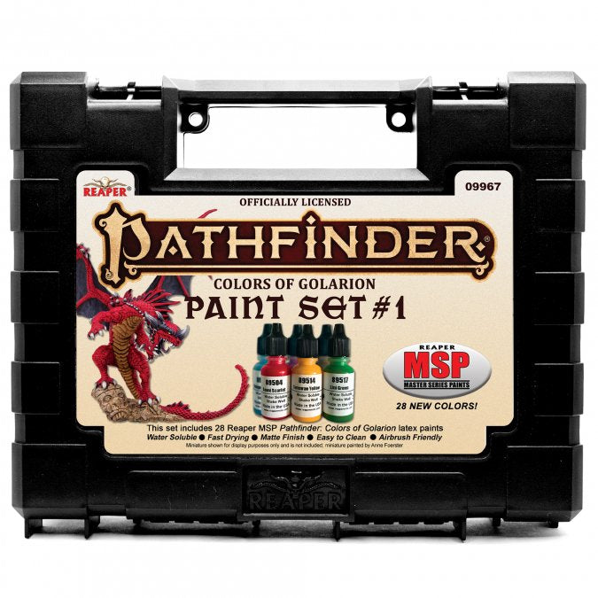 RPR 09967: Master Series Paints: Pathfinder Colors of Golarion - Paint Set #1 - MSP