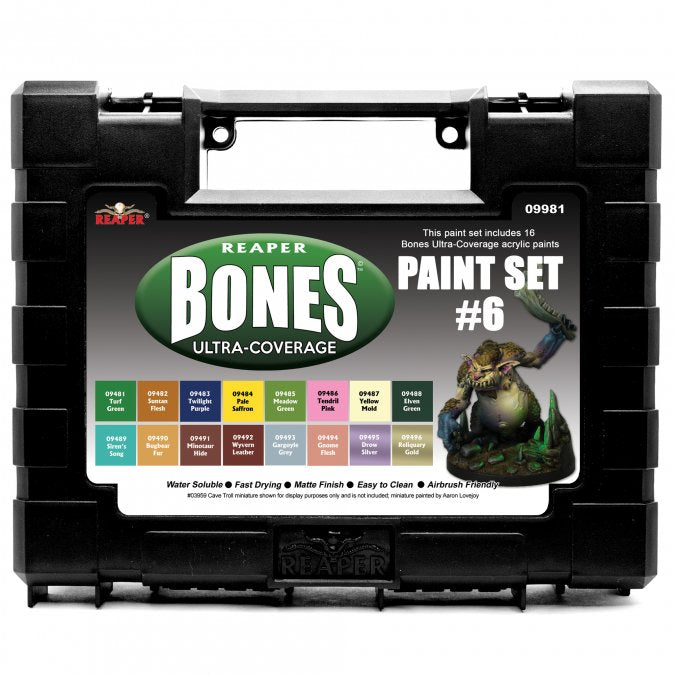 RPR 09981: MSP Bones Ultra-Coverage Paints: Set #6 - MSP