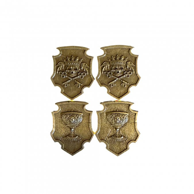 RPR 19003: Dungeon Dwellers Metal Fortune Tokens (4) - Accessories
