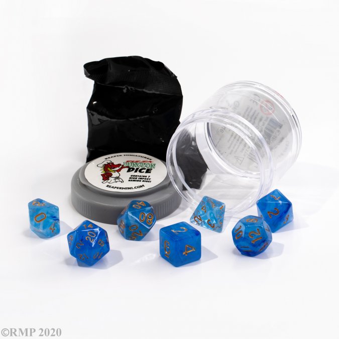 RPR 19025: Lucky Dice - Gem Blue