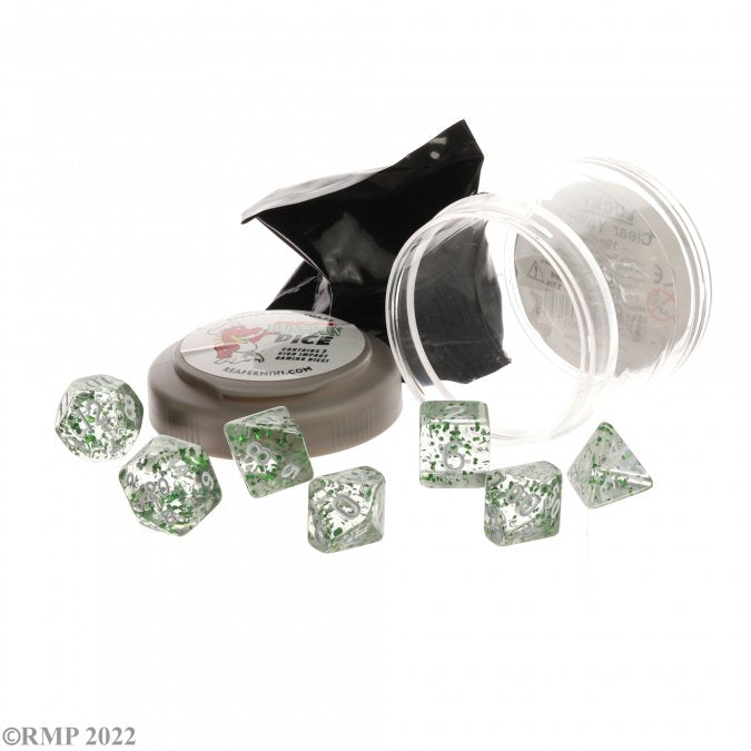 RPR 19038: Boss Dice - Glitter Green