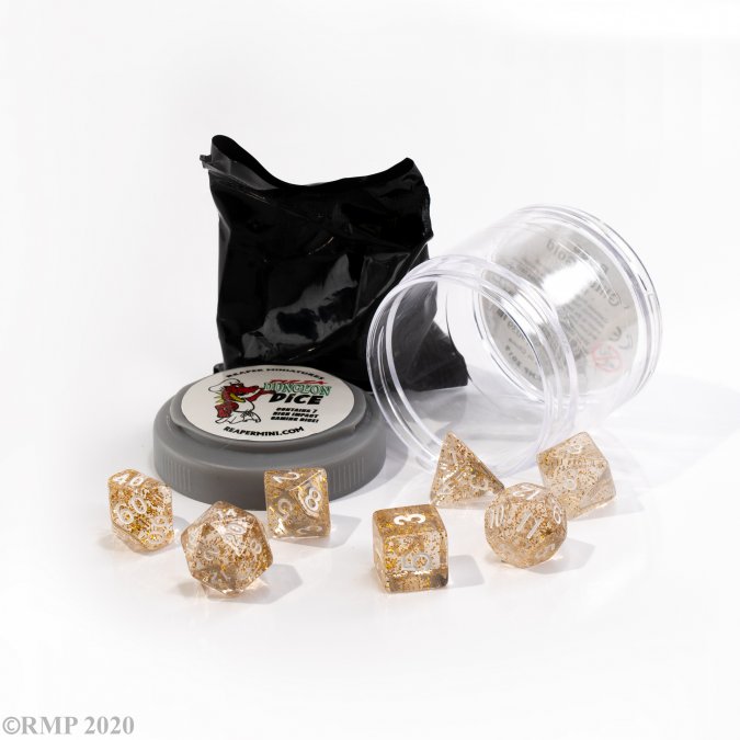RPR 19039: Boss Dice - Glitter Gold