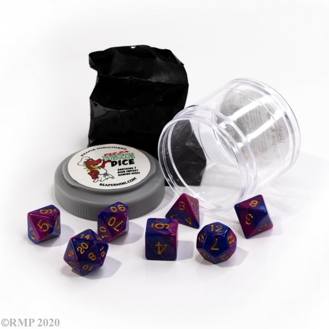 RPR 19070: Dual Dice - Purple and Blue