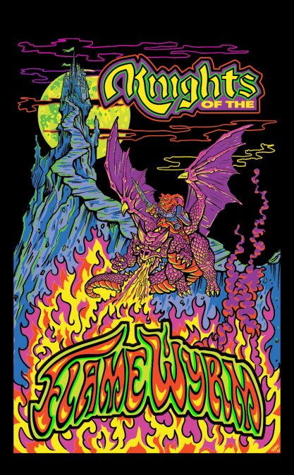 RPR 25301: ReaperCon 2025 Knight of the Flame Wyrm Lithograph