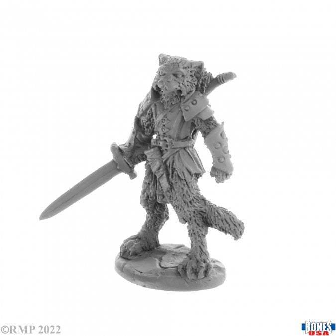 RPR 30058: Catfolk Fighter, Mal - Reaper Legends