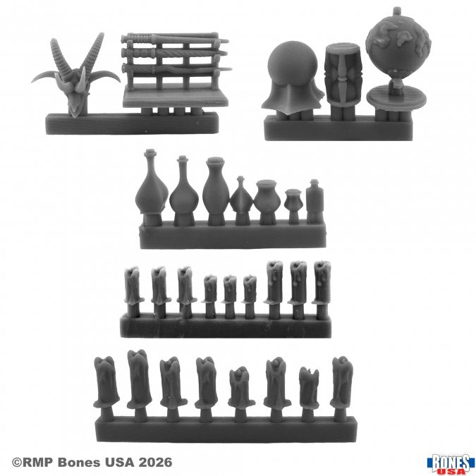 RPR 30300: Wizard's Study: Accessories - Reaper Legends