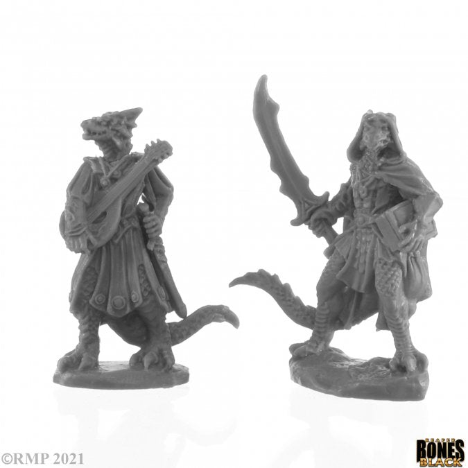 RPR 44145: Dragonfolk Bard and Thief - Bones Black