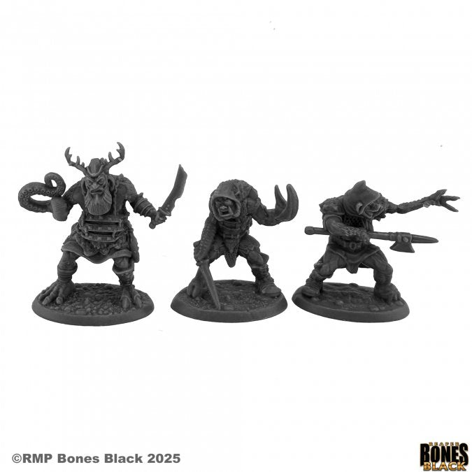 RPR 44220: Mongrelmen (3 Figures) - Bones Black