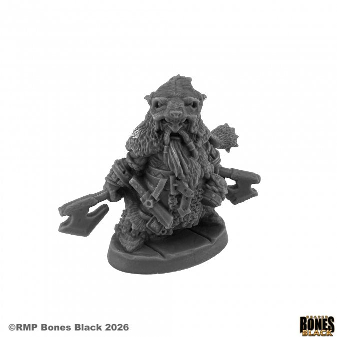 RPR 44281: Dwarf Berserker - Bones Black