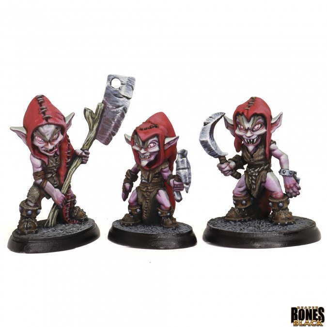 RPR 44289: Redcaps (3 Figures) - Bones Black