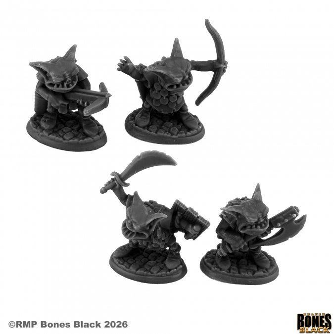 RPR 44306: Norkers (4 Figures) - Bones Black