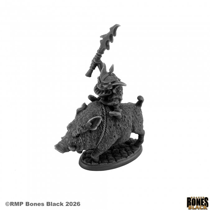 RPR 44307: Norker Boss on War Pig - Bones Black