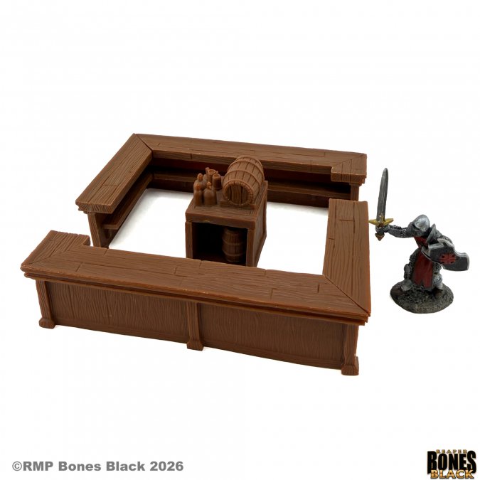RPR 44339: Green Griffin Bar - Bones Black