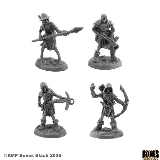 RPR 44372: Gravewatch Ranged Warriors (4 Figures) - Bones Black