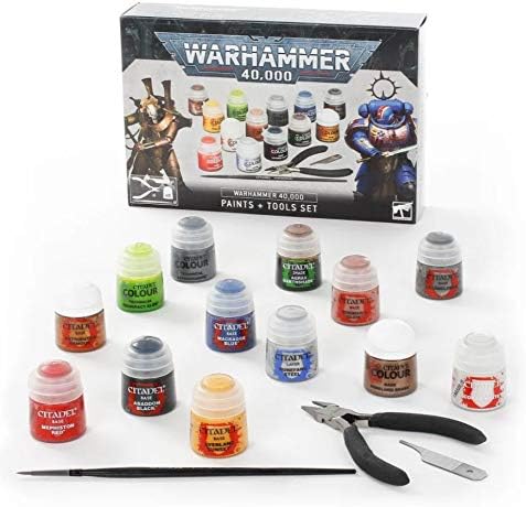Warhammer 40K: Paints and Tools Set