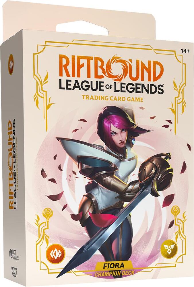 Riftbound TCG: Set 2 Spiritforged- Champion Deck Display - Fiora