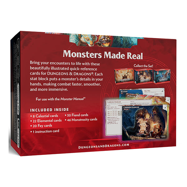 Dungeons & Dragons 5e: Monster Reference Cards - Mystical and Menacing CR 0-5