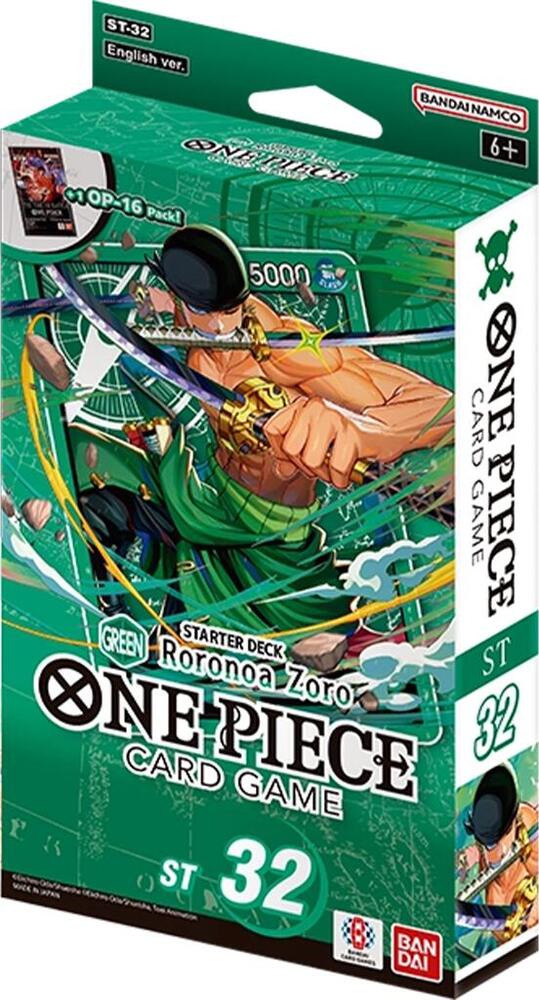 One Piece TCG: Starter Deck - 32 GREEN Roronoa Zoro