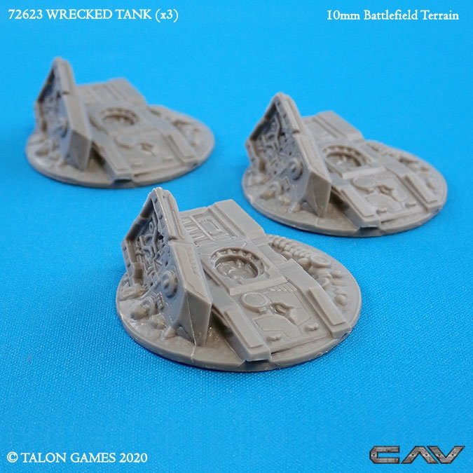 CAV 72623: Wrecked Tank