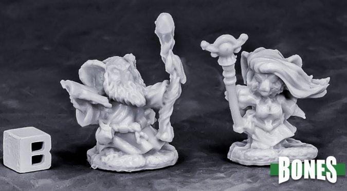 RPR 77548: Wizard Mouslings (2 Figures) - Bones