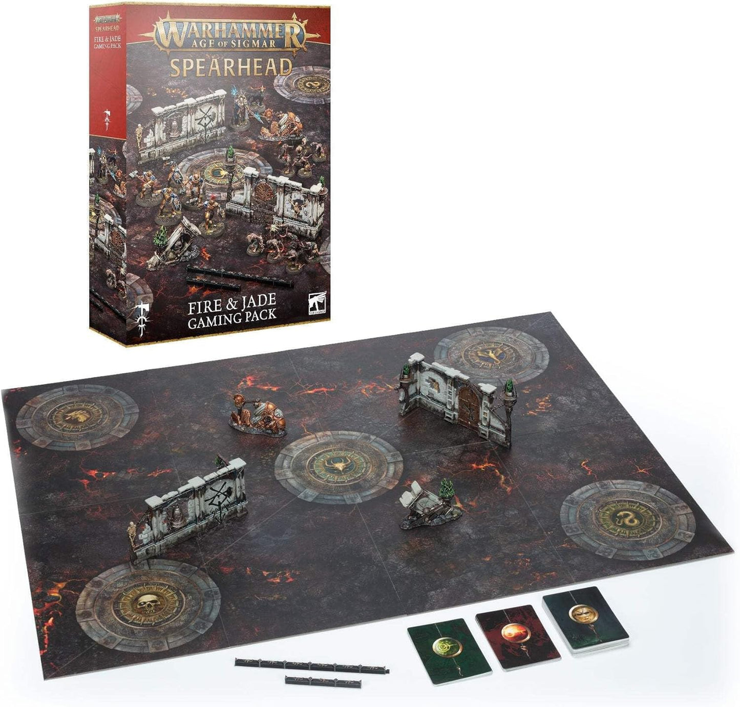 Warhammer Age Of Sigmar: Spearhead – Fire and Jade Gaming Pack