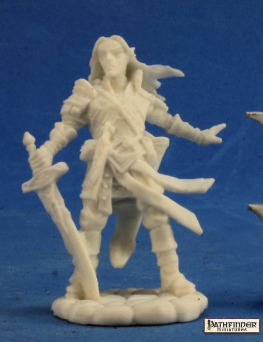 RPR 89028: Arael, Half Elf Cleric - Pathfinder Bones