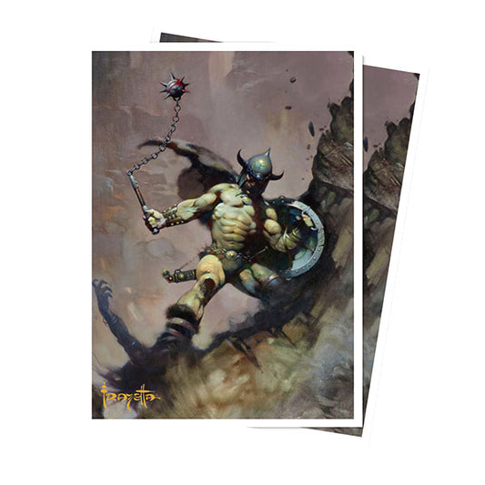 Ultra Pro: Apex Deck Protectors Artist Spotlight Frank Frazetta - Warrior with Ball and Chain (105ct)