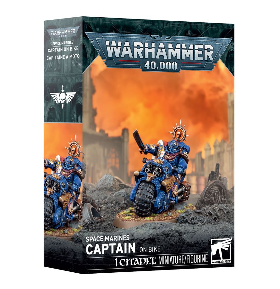 Warhammer 40,000: Space Marines - Captain on bike