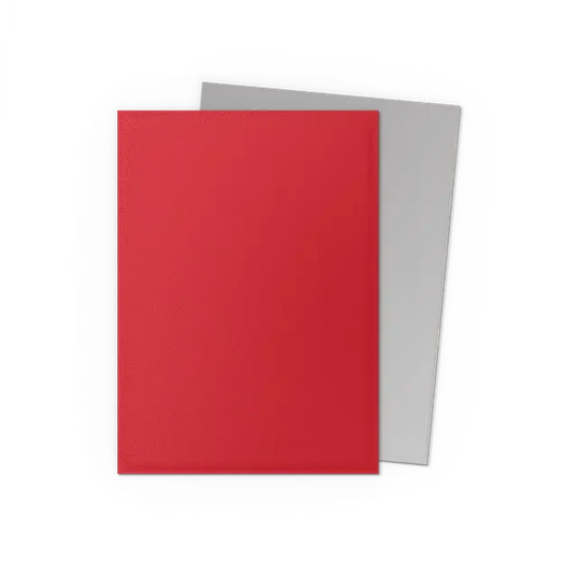 Dragon Shield Sleeves: Standard DUAL Matte- Crimson & Silver