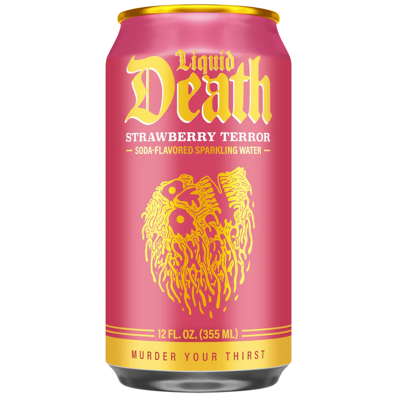 Liquid Death: Strawberry Terror