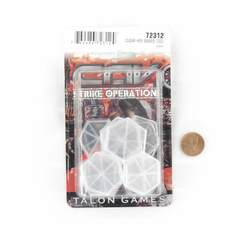 CAV 72312: Hex Bases, Clear