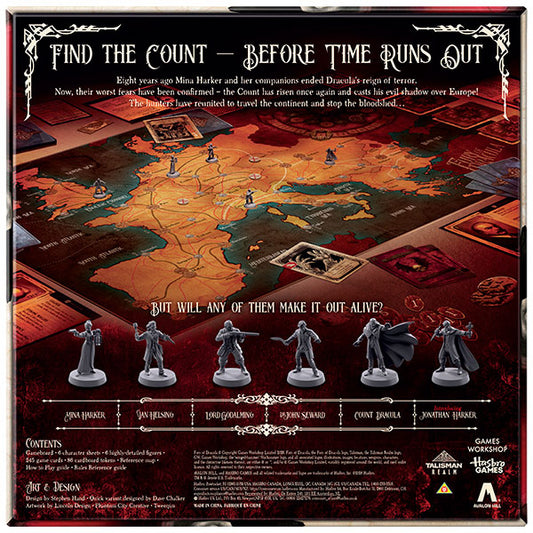 Fury of Dracula: 5th Edition Board Game
