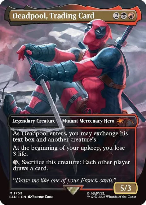 Magic The Gathering: Secret Lair X Marvel - Deadpool (non-foil)