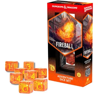 Dungeons & Dragons: Adventure Dice Set - Fireball