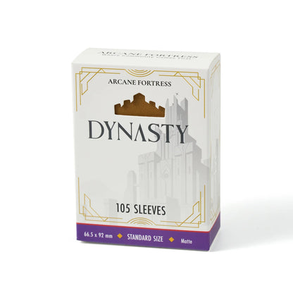 Arcane Fortress : Dynasty Matte Sleeves (105) - Desert Gold