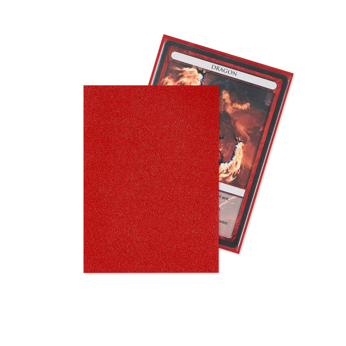 Arcane Fortress : Dynasty Matte Sleeves (105) - Crimson Red