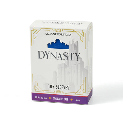 Arcane Fortress : Dynasty Matte Sleeves (105) - Deep Blue